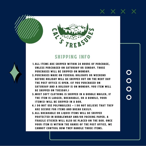 Shop Info & FAQs - Picture 4 of 7